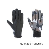 （26年10月新商品） シマノ 03 タイタニューム・アルファ グローブ 指出し GL-052Y ダークHUNカモ XLサイズ （10月発売予定／ご予約受付中）
