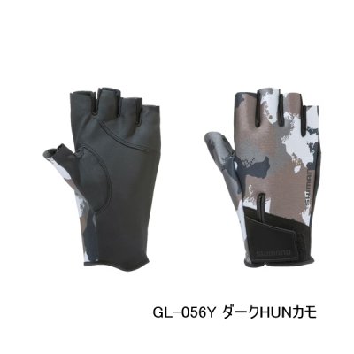 画像1: （26年10月新商品） シマノ 03 タイタニューム・アルファ グローブ 5 GL-056Y ダークHUNカモ Lサイズ （10月発売予定／ご予約受付中）