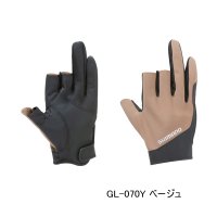 （26年9月新商品） シマノ 01 ベーシックウォーム グローブ 3 GL-070Y ベージュ XLサイズ （9月発売予定／ご予約受付中）