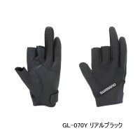 （26年9月新商品） シマノ 01 ベーシックウォーム グローブ 3 GL-070Y リアルブラック 2XLサイズ （9月発売予定／ご予約受付中）