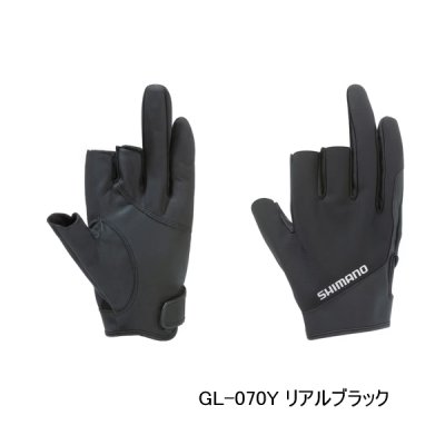 画像1: （26年9月新商品） シマノ 01 ベーシックウォーム グローブ 3 GL-070Y リアルブラック Sサイズ （9月発売予定／ご予約受付中）