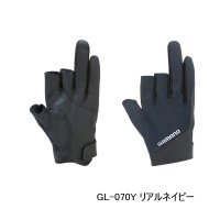 （26年9月新商品） シマノ 01 ベーシックウォーム グローブ 3 GL-070Y リアルネイビー 2XLサイズ （9月発売予定／ご予約受付中）