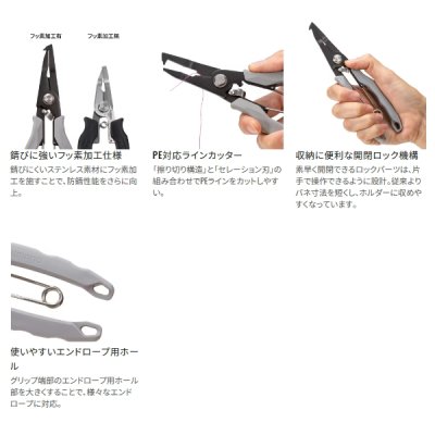画像3: （26年9月新商品） シマノ パワープライヤー CT-561Z ブラック （9月発売予定／ご予約受付中）