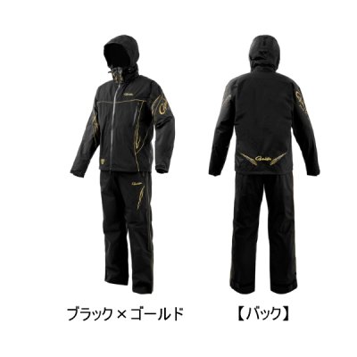 画像1: （26年11月新商品） がまかつ アルテマシールドプロレインスーツ GM-3827 ブラック×ゴールド Mサイズ （11月発売予定／ご予約受付中）