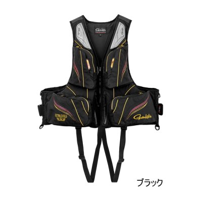 画像1: （26年11月新商品） がまかつ アルテマシールドプロ フローティングベスト GM-6008 ブラック Mサイズ （11月発売予定／ご予約受付中）