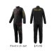 画像1: （26年11月新商品） がまかつ ソフトシェルスーツ GM-3828 ブラック×ゴールド Mサイズ （11月発売予定／ご予約受付中） (1)