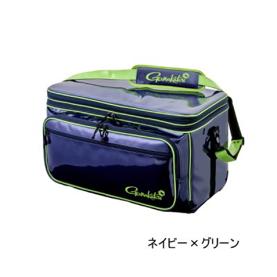 画像1: （26年11月新商品） がまかつ ライトスクエアバッグ5 GB-411 ネイビー×グリーン 60L （11月発売予定／ご予約受付中）