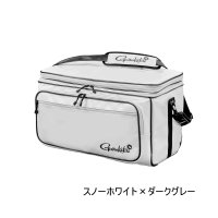 （26年11月新商品） がまかつ ライトスクエアバッグ5 GB-411 スノーホワイト×ダークグレー 60L （11月発売予定／ご予約受付中）