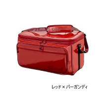 （26年11月新商品） がまかつ ライトスクエアバッグ5 GB-411 レッド×バーガンディ 60L （11月発売予定／ご予約受付中）