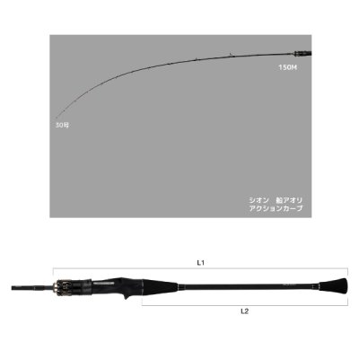 画像3: （26年9月新商品） アルファタックル（alpha tackle） シオン フネアオリ 150M （仕舞寸法 113.5cm） （9月発売予定／ご予約受付中）