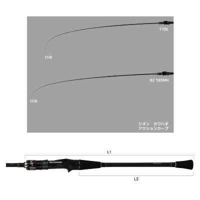 画像3: （26年9月新商品） アルファタックル（alpha tackle） シオン カワハギ 170L （仕舞寸法 88.5cm） （9月発売予定／ご予約受付中）
