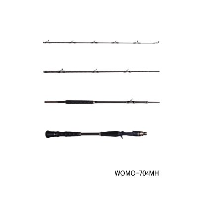 画像1: （26年9月新商品） アブガルシア ワールドモンスター WOMC-704MH （仕舞寸法 59cm） （保証書付き） （返品不可）
