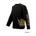 画像1: （26年9月新商品） がまかつ ロングスリーブTシャツ GM-3823 ブラック LLサイズ （9月発売予定／ご予約受付中） (1)