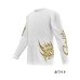 画像1: （26年9月新商品） がまかつ ロングスリーブTシャツ GM-3823 ホワイト Mサイズ （9月発売予定／ご予約受付中） (1)