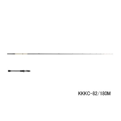 画像1: （26年9月新商品） アブガルシア 黒船 雅（ミヤビ） カワハギ KKKC-82／180M （仕舞寸法 145.8cm） （保証書付き） （大型1・代引と離島不可） （返品不可）