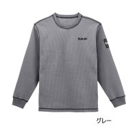 （26年9月新商品） サンライン サーマルロングスリーブシャツ SUW-04601 グレー 3Lサイズ （9月発売予定／ご予約受付中）