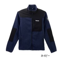 （26年10月新商品） サンライン クラシカルフリースジャケット SUW-15605 ネイビー 3Lサイズ （10月発売予定／ご予約受付中）
