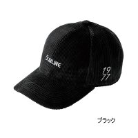 （26年9月新商品） サンライン コーデュロイキャップ CP-5164 ブラック フリーサイズ （9月発売予定／ご予約受付中）
