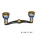 画像1: （26年11月新商品） リブレ クランク 100 ff air（フォルテッシモ エアー） FRSK100-F2A 右巻 シマノ用 ガンメタ／ゴールド 12201 （返品不可） （小型商品） (1)