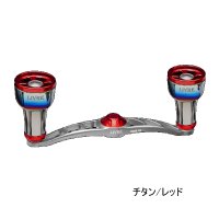 （26年11月新商品） リブレ クランク 100 ff air（フォルテッシモ エアー） FLSK100-F2A 左巻 シマノ用 チタン／レッド 12216 （返品不可） （小型商品）