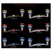 画像2: （26年11月新商品） リブレ クランク 100 ff air（フォルテッシモ エアー） FRDK100-F2A 右巻 ダイワ用 チタン／ブルー 12229 （返品不可） （小型商品） (2)