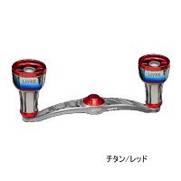 （26年11月新商品） リブレ クランク 100 ff air（フォルテッシモ エアー） FLDK100-F2A 左巻 ダイワ用 チタン／レッド 12236 （返品不可） （小型商品）