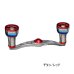 画像1: （26年11月新商品） リブレ クランク 100 ff air（フォルテッシモ エアー） FLDK100-F2A 左巻 ダイワ用 チタン／レッド 12236 （返品不可） （小型商品） (1)