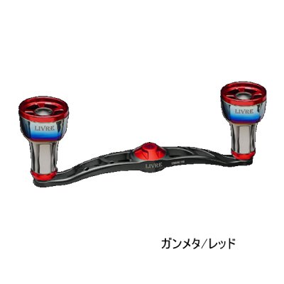 画像1: （26年11月新商品） リブレ クランク 110 ff air（フォルテッシモ エアー） FLSK110-F2A 左巻 シマノ用 ガンメタ／レッド 12287 （返品不可） （小型商品）