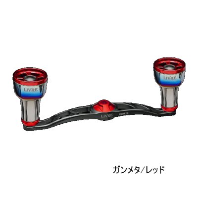 画像1: （26年11月新商品） リブレ クランク 110 ff air（フォルテッシモ エアー） FRDK110-F2A 右巻 ダイワ用 ガンメタ／レッド 12297 （返品不可） （小型商品）