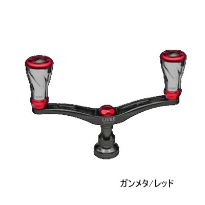 画像1: （26年11月新商品） リブレ ウイング 98 f air（フォルテ エアー） WDA98-FOAS2 シマノS2用 ガンメタ／レッド 12347 （返品不可） （小型商品）