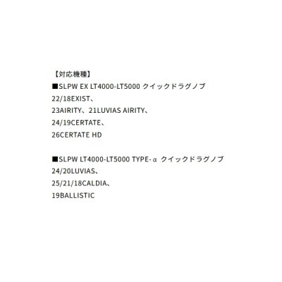 画像3: （26年10月新商品） ダイワ SLPW クイックドラグノブ LT4000-LT5000 タイプ-α （10月発売予定／ご予約受付中） （返品不可）
