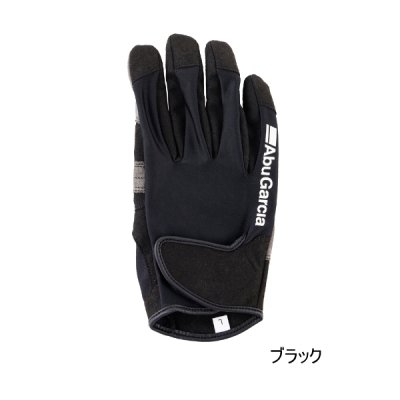 画像1: （26年11月新商品） アブガルシア キャスティンググローブ ブラック Lサイズ （返品不可）