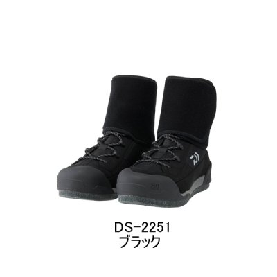 画像1: （26年4月新商品） ダイワ ウェーディングシューズJG（フェルトソール） DS-2251 ブラック 26.5cm