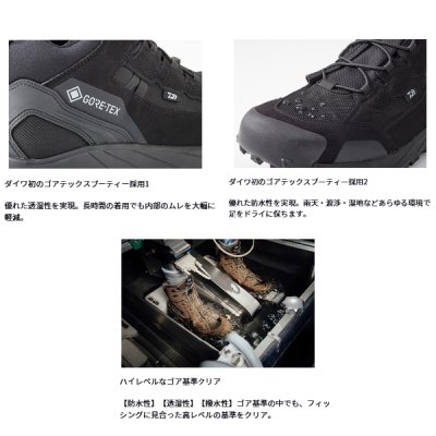 画像2: （26年4月新商品） ダイワ フォグラー ゴアテックス ハイカット（ラジアルソール） DS-3301G ブラックグレー 25.5cm