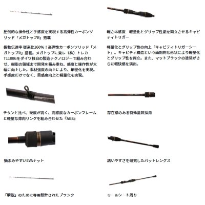 画像3: （26年8月新商品） ダイワ 瞬鋭 カワハギ EX S／MH-175 （仕舞寸法 175cm） （保証書付き） （大型1・代引と離島不可）