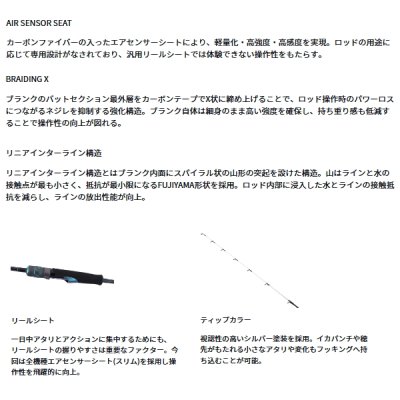 画像2: （26年8月新商品） ダイワ エメラルダス X ボート 65LS-S・E （仕舞寸法 102cm）