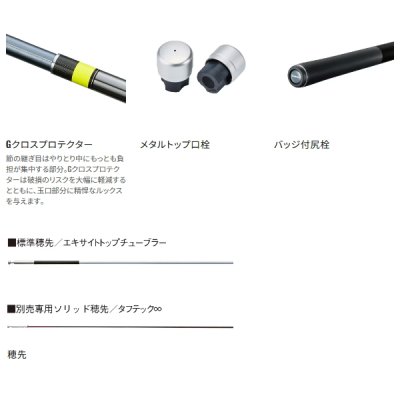 画像3: （27年1月新商品） シマノ 27 プロセレクト TF 急瀬G 80 （仕舞寸法 136.5cm） （保証書付き） （1月発売予定／ご予約受付中）