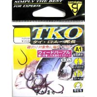 がまかつ A1 TKO ( タイ ・ 口太 ・ 尾長 ) ( ウィードパープル ) 3 〜 7号  10枚セット