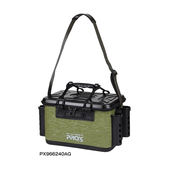 18年2月新商品 Prox Evaタックルバッカン ロッドホルダー付 Pxag アーミーグリーン 36cm