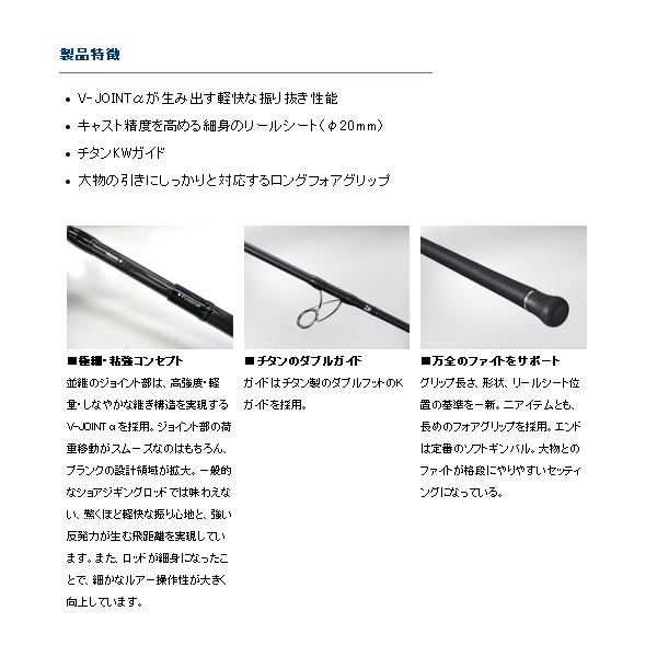 モデル着用＆注目アイテム ダイワ ショアスパルタンブレイクスルー106MH