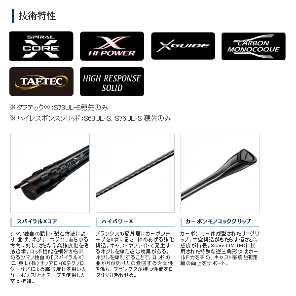 新品本物 ソアレ リミテッドS68UL-S SIMANO リミテッドS68UL-S ソアレ SIMANO - ロッド、釣り竿 -  antoniogarrido.es