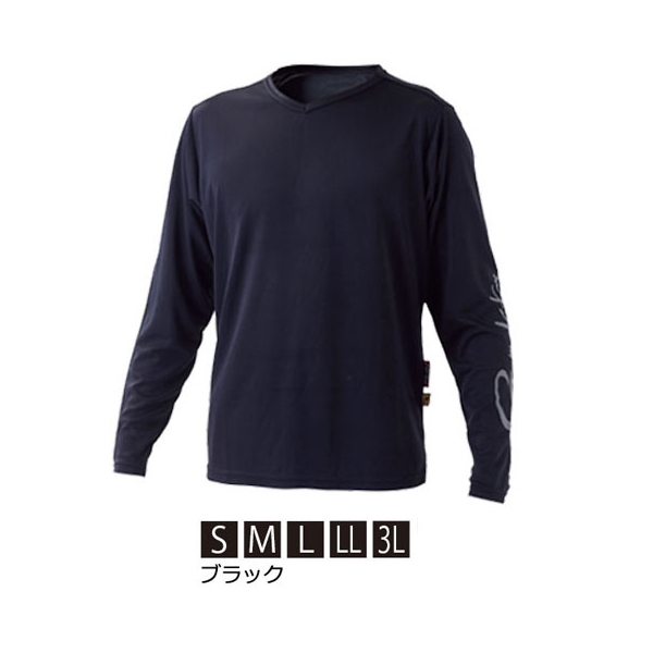 21年3月新商品 がまかつ ノーフライゾーン R ロングスリーブtシャツ Gm 3661 ブラック Mサイズ 3月発売予定 ご予約受付中