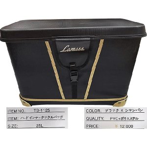 画像: ラムセス  ハードインナー タックルバッグ TB-1125 25L ブラック × シャンパン