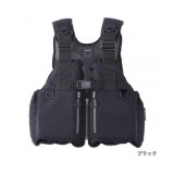 画像: ≪'21年3月新商品！≫ シマノ ロックショアベスト VF-029U ブラック フリーサイズ [3月発売予定/ご予約受付中]