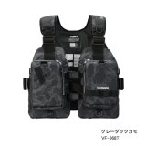 画像: ≪'20年10月新商品！≫ シマノ ゲームベストライト VF-068T グレーダックカモ フリーサイズ