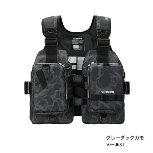 画像: ≪'20年10月新商品！≫ シマノ ゲームベストライト VF-068T グレーダックカモ フリーサイズ