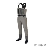 画像: ≪'22年11月新商品！≫ シマノ ドライシールド+4 ストレッチウェーダー ストッキング FF-002V グレーベージュ M(L)サイズ [11月発売予定/ご予約受付中]