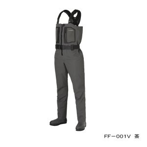 画像: ≪'22年11月新商品！≫ シマノ ドライシールド+4 ストレッチウェーダー カットピンフェルト FF-001V チャコールグレー 2XLサイズ [11月発売予定/ご予約受付中]
