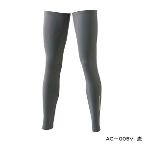 画像: ≪'22年3月新商品！≫ シマノ レッグカバー AC-005V チャコール Lサイズ [3月発売予定/ご予約受付中]