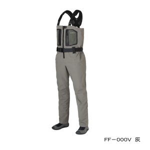 画像: ≪'22年7月新商品！≫ シマノ ドライシールド+4 ストレッチウェーダー ラジアル FF-000V グレーベージュ 2XLサイズ [7月発売予定/ご予約受付中]